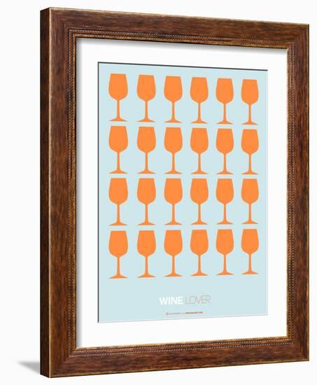 Wine Lover Orange-NaxArt-Framed Art Print