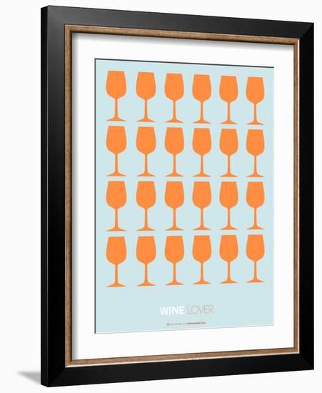 Wine Lover Orange-NaxArt-Framed Art Print