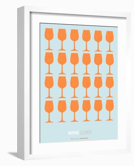Wine Lover Orange-NaxArt-Framed Art Print