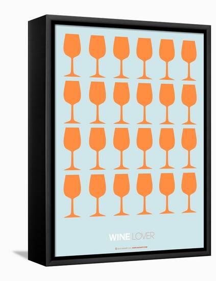 Wine Lover Orange-NaxArt-Framed Stretched Canvas