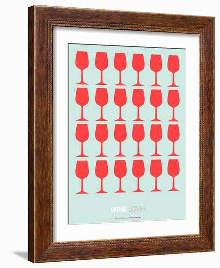 Wine Lover Red-NaxArt-Framed Art Print