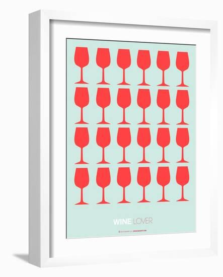 Wine Lover Red-NaxArt-Framed Art Print