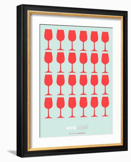 Wine Lover Red-NaxArt-Framed Art Print