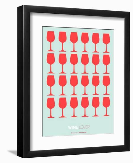 Wine Lover Red-NaxArt-Framed Art Print