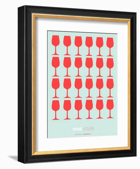 Wine Lover Red-NaxArt-Framed Art Print