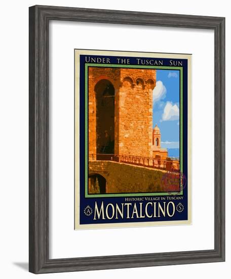 Wine Museum, Montalcino Tuscany 2-Anna Siena-Framed Giclee Print