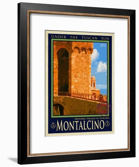 Wine Museum, Montalcino Tuscany 2-Anna Siena-Framed Giclee Print