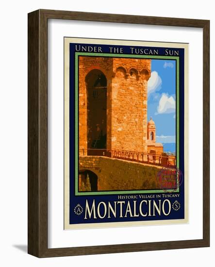 Wine Museum, Montalcino Tuscany 2-Anna Siena-Framed Giclee Print