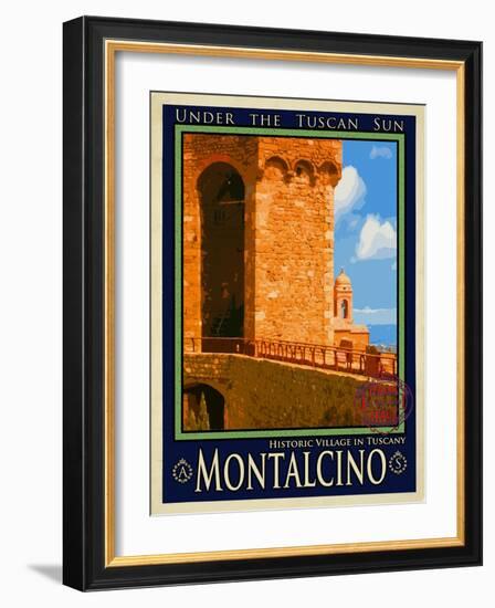 Wine Museum, Montalcino Tuscany 2-Anna Siena-Framed Giclee Print