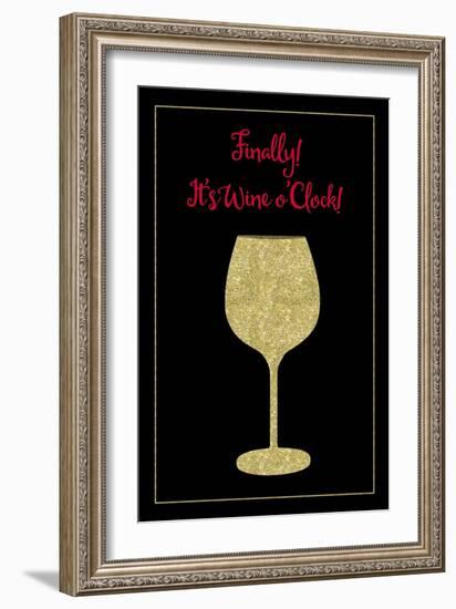 Wine O Clock-Tina Lavoie-Framed Giclee Print