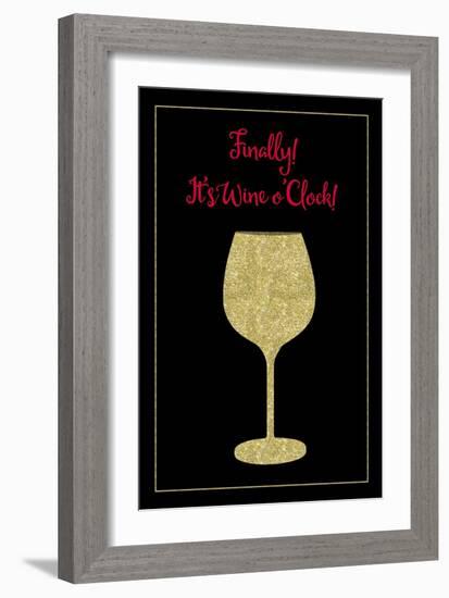 Wine O Clock-Tina Lavoie-Framed Giclee Print