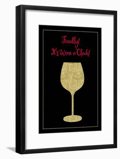 Wine O Clock-Tina Lavoie-Framed Giclee Print