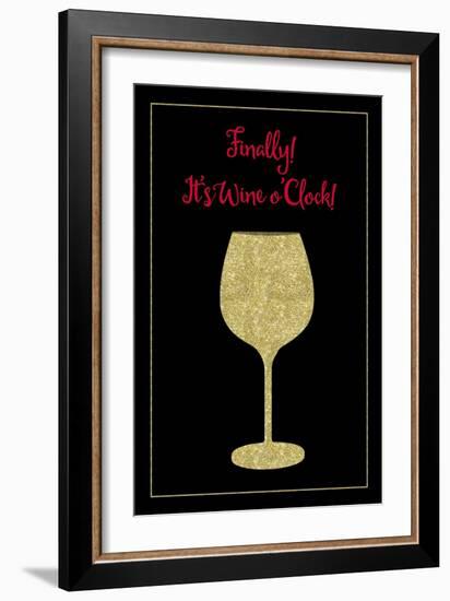 Wine O Clock-Tina Lavoie-Framed Giclee Print