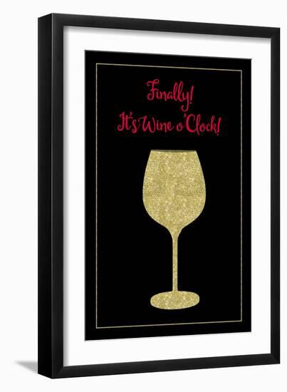 Wine O Clock-Tina Lavoie-Framed Giclee Print