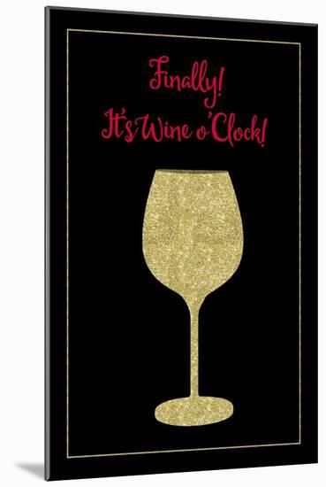 Wine O Clock-Tina Lavoie-Mounted Giclee Print