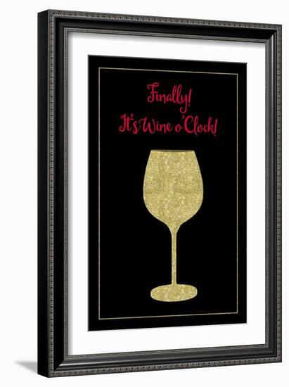 Wine O Clock-Tina Lavoie-Framed Giclee Print