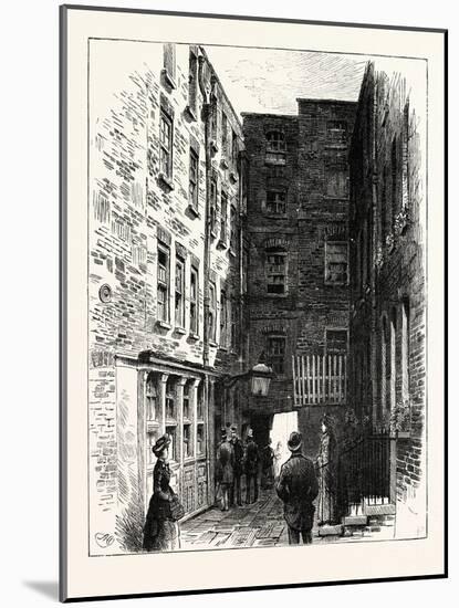 Wine Office Court and the Cheshire Cheese London-null-Mounted Giclee Print