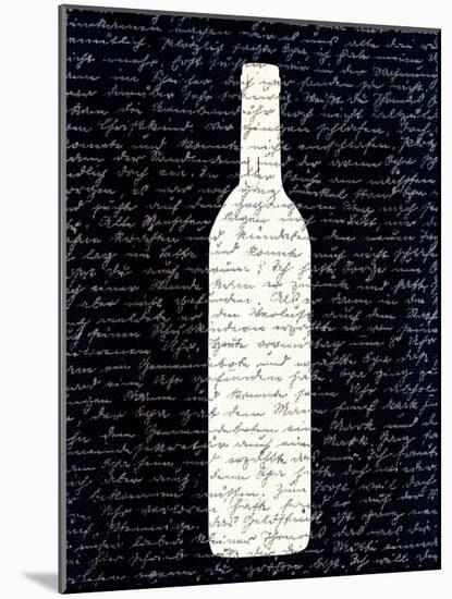 Wine on Black 2-Kimberly Allen-Mounted Art Print