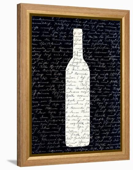 Wine on Black 2-Kimberly Allen-Framed Stretched Canvas