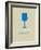 Wine Poster Blue-NaxArt-Framed Art Print