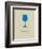 Wine Poster Blue-NaxArt-Framed Art Print