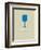 Wine Poster Blue-NaxArt-Framed Art Print