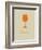 Wine Poster Orange-NaxArt-Framed Art Print