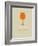 Wine Poster Orange-NaxArt-Framed Art Print