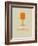 Wine Poster Orange-NaxArt-Framed Art Print