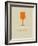 Wine Poster Orange-NaxArt-Framed Art Print