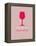 Wine Poster Red-NaxArt-Framed Stretched Canvas