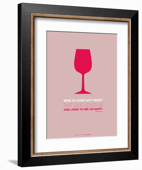 Wine Poster Red-NaxArt-Framed Art Print