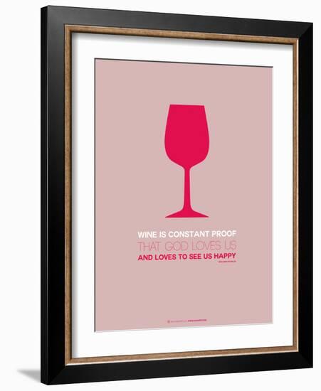 Wine Poster Red-NaxArt-Framed Art Print