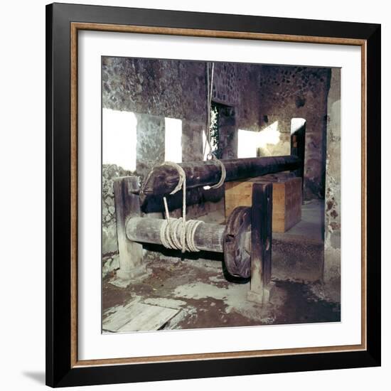 Wine-Press in a House in Pompeii, Italy-CM Dixon-Framed Photographic Print