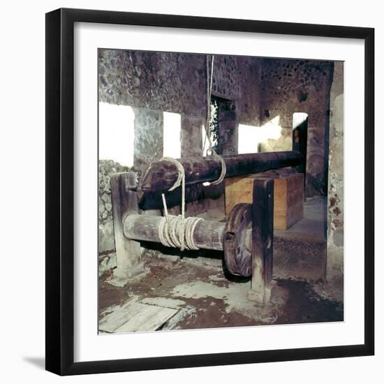 Wine-Press in a House in Pompeii, Italy-CM Dixon-Framed Photographic Print