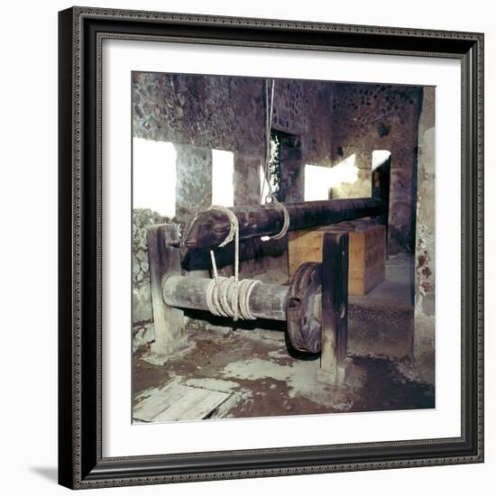Wine-Press in a House in Pompeii, Italy-CM Dixon-Framed Photographic Print