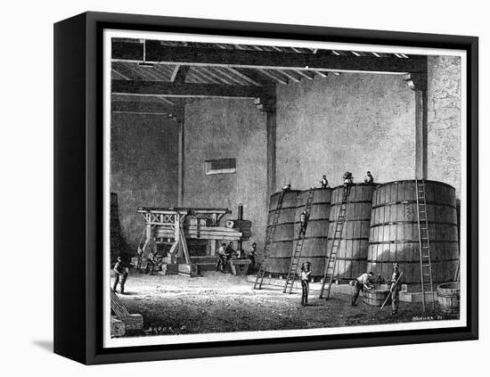 Wine Production, 19th Century-CCI Archives-Framed Premier Image Canvas