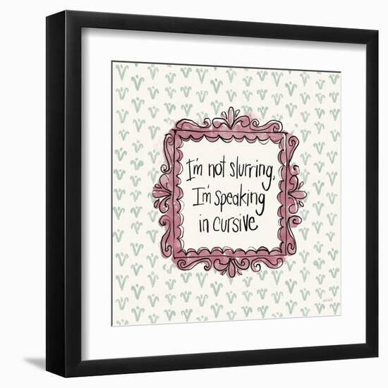 Wine Sentiments III-Anne Tavoletti-Framed Art Print