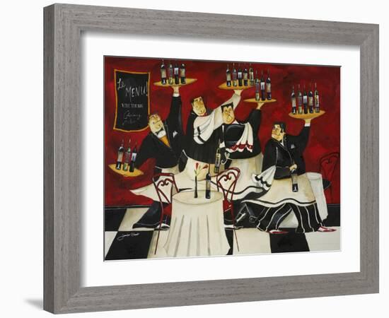 Wine Service-Jennifer Garant-Framed Giclee Print