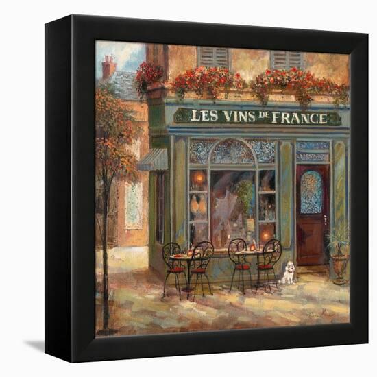 Wine Shop-Ruane Manning-Framed Stretched Canvas