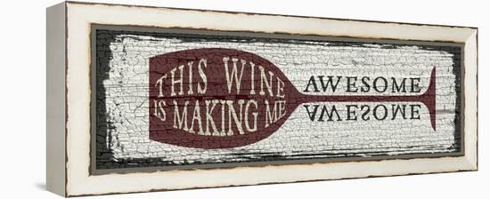 Wine Sign I-Erin Clark-Framed Premier Image Canvas