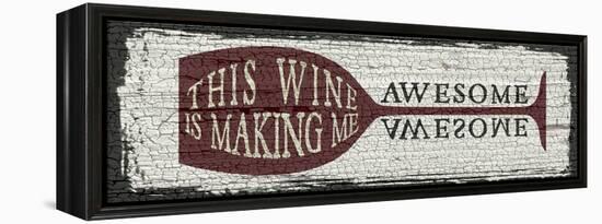 Wine Sign I-Erin Clark-Framed Premier Image Canvas