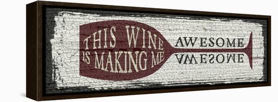 Wine Sign I-Erin Clark-Framed Premier Image Canvas