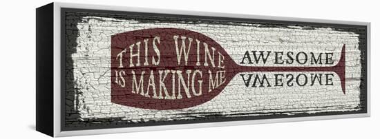 Wine Sign I-Erin Clark-Framed Premier Image Canvas