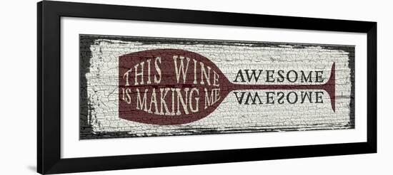 Wine Sign I-Erin Clark-Framed Giclee Print