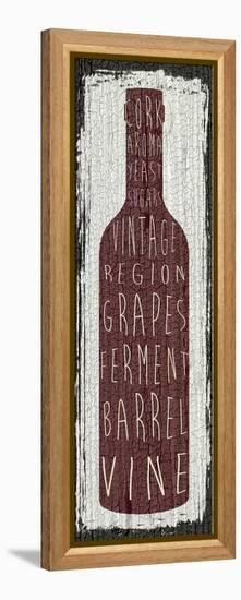 Wine Sign IV-Erin Clark-Framed Premier Image Canvas