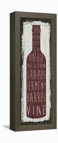 Wine Sign IV-Erin Clark-Framed Premier Image Canvas