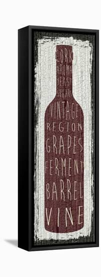 Wine Sign IV-Erin Clark-Framed Premier Image Canvas