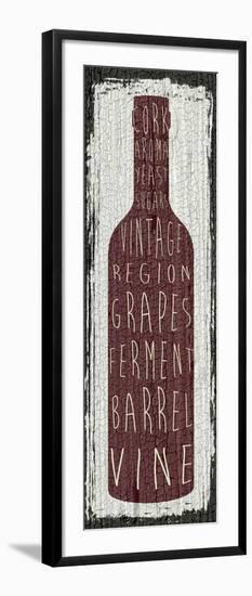 Wine Sign IV-Erin Clark-Framed Giclee Print