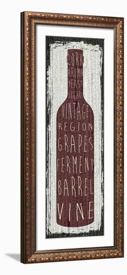 Wine Sign IV-Erin Clark-Framed Giclee Print